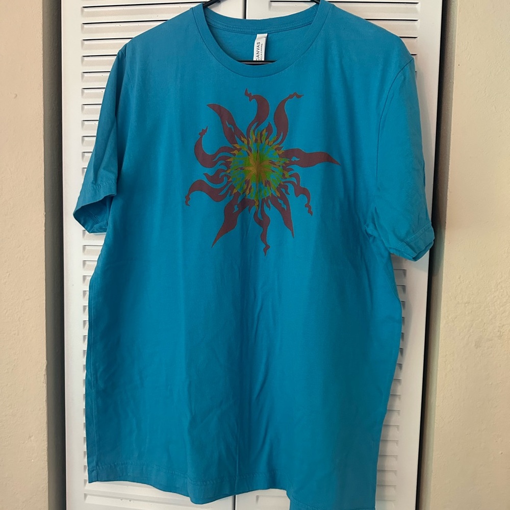 Blue sun moon shirt